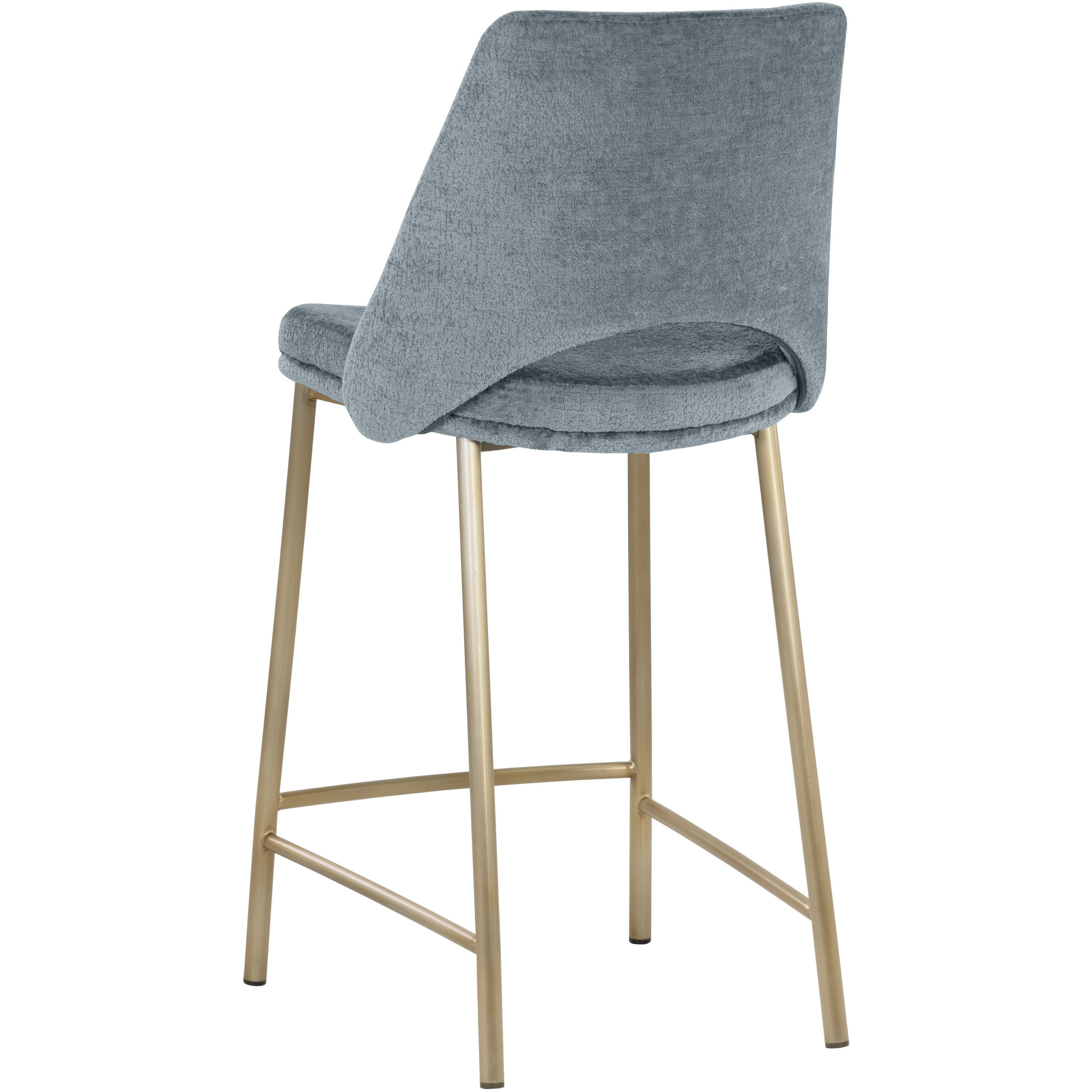 Radella 37.75 inch Bergen French Blue Counter Stool